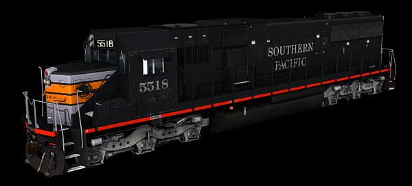Trainz Plus DLC - Southern Pacific - EMD SD50 Black Widow