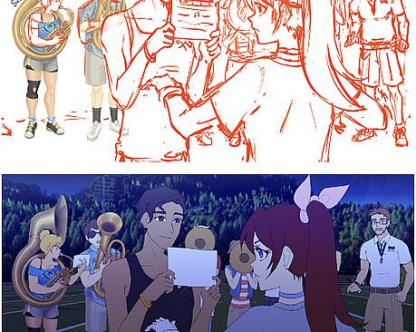 Band Camp Boyfriend Digital Art Book