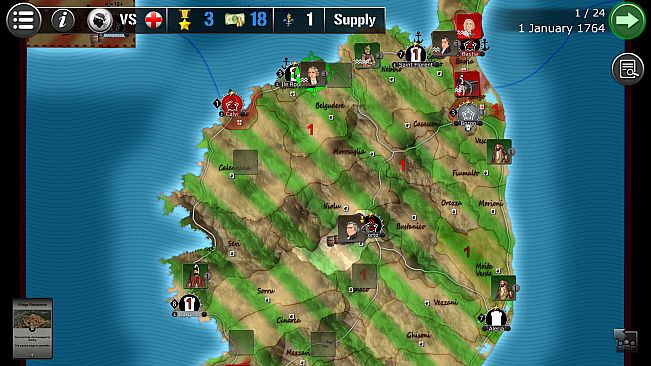 Wars Across The World: Corsica 1764