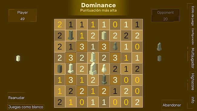 Dominance chess-like