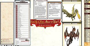 Fantasy Grounds - Battlezoo Ancestries: Dragons