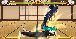 Fight Of Animals - Long Man Costume/Slender Cat