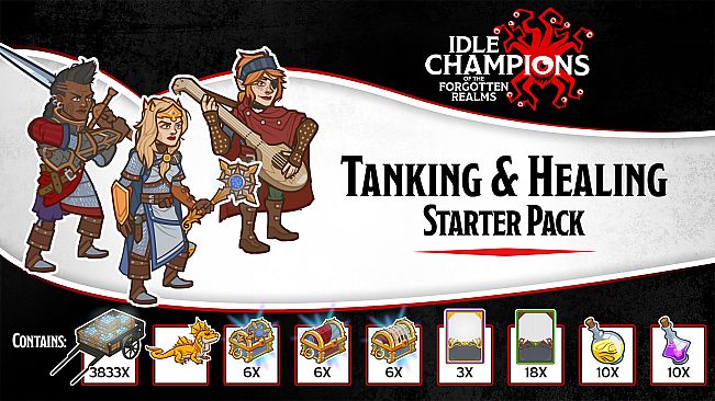 Idle Champions - Tanking & Healing Starter Pack