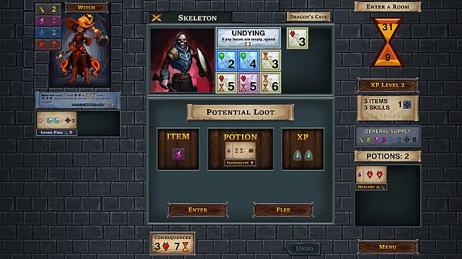 One Deck Dungeon - Witch