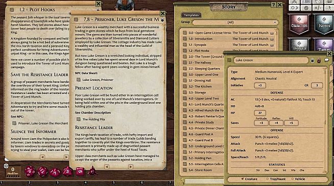 Fantasy Grounds - Compass Point #05: The Tower of Lord Munch (PFRPG)