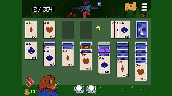 Klondike's Hike: A Solitaire Roguelike