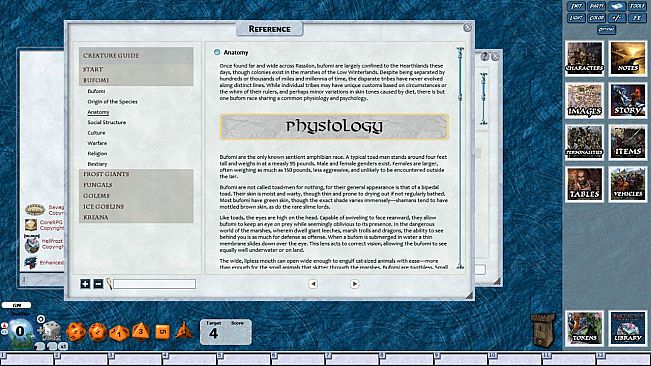 Fantasy Grounds - Hellfrost Creature Guide (Savage Worlds)