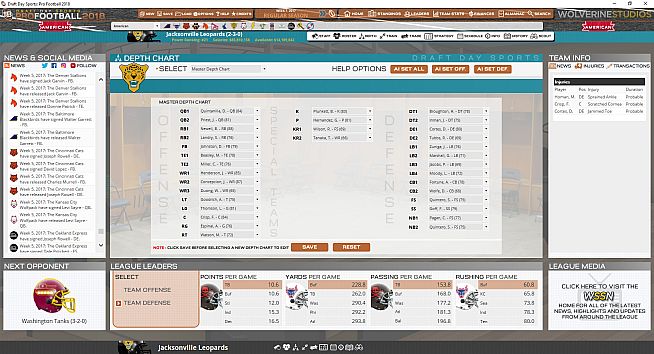 Draft Day Sports: Pro Football 2018