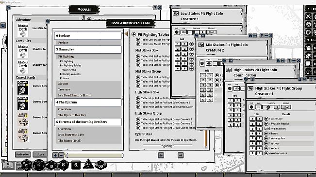 Fantasy Grounds - Cursed Scroll Zine, Vol. 2: Red Sands