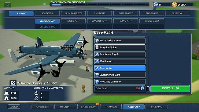 Bomber Crew Skin Pack 2