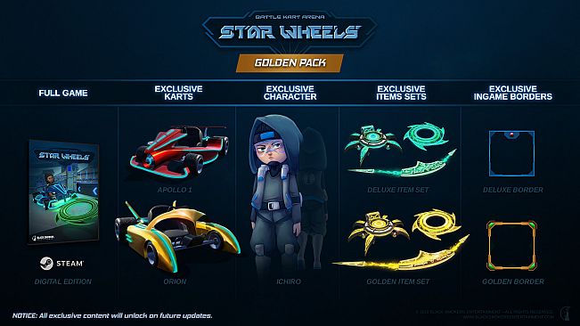 StarWheels - Golden Pack
