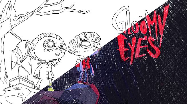 Gloomy Eyes - Coloring Book