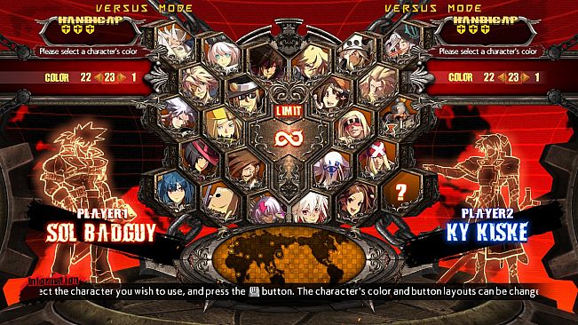 GGXrdR Character Colors Pack