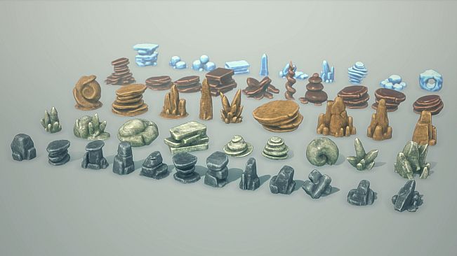RPG Developer Bakin Stylized Rocks