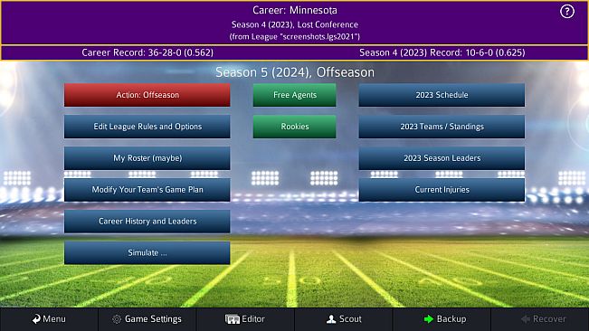 Pro Strategy Football 2021