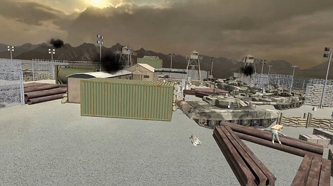 VR World War II battlefield experience