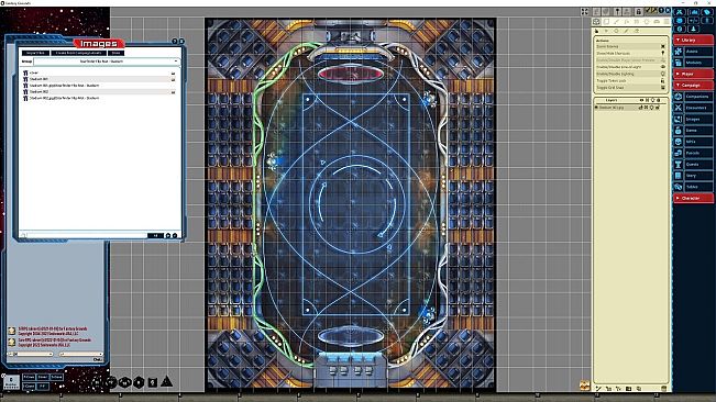 Fantasy Grounds - Starfinder RPG - FlipMat - Stadium