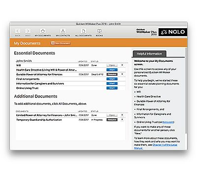 Quicken WillMaker Plus 2018