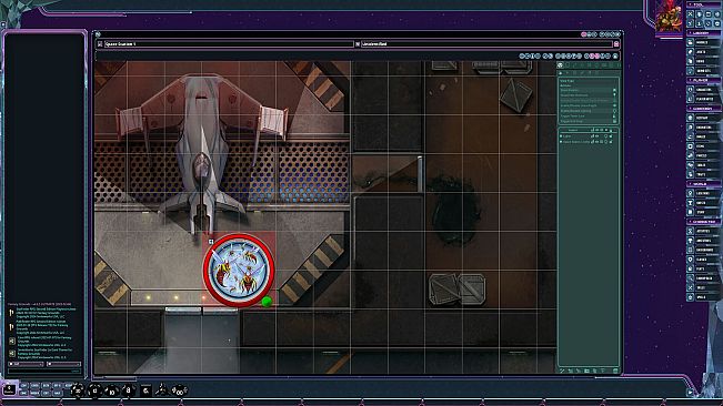 Fantasy Grounds - Starfinder 2 RPG - Flip-Mat: Space Station