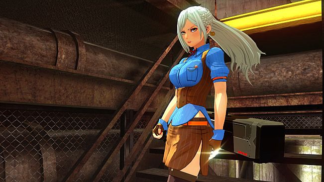 OneeChanbara ORIGIN - Exclusive Lei Costume: Lei's Work Uniform Western Blue