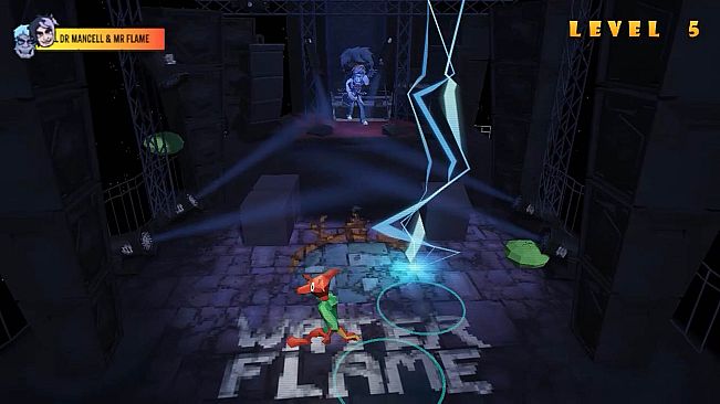 Dr. Mancell and Mr. Flame