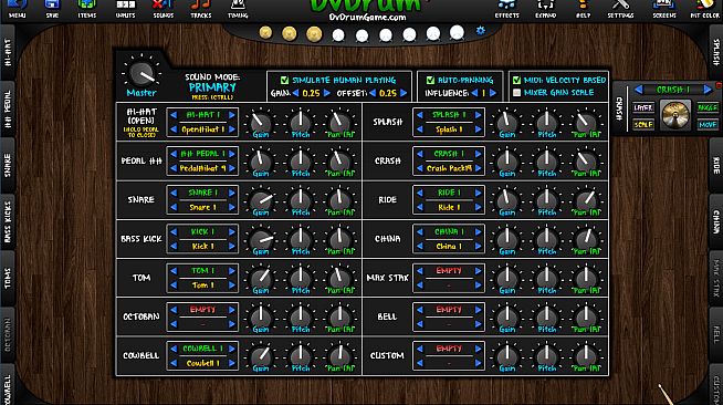 DvDrum - Crash Sound Pack