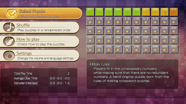 Puzzle by Nikoli W Hitori