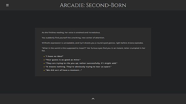 Arcadie: Second-Born