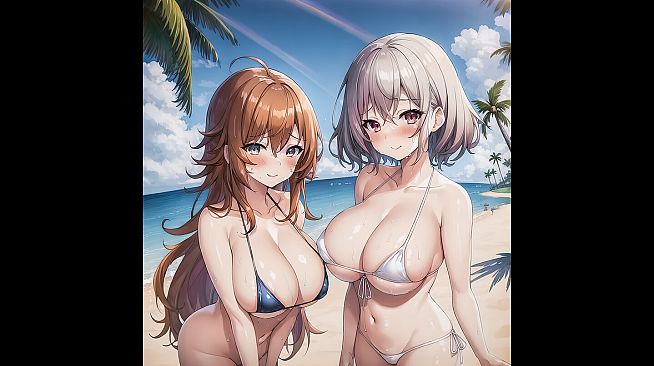 Senpai Puzzle: Waifu Summer - Yuri Waifus