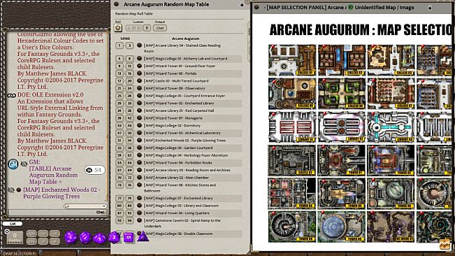Fantasy Grounds - Meanders Map Pack: Arcane Augurum (Map Pack)