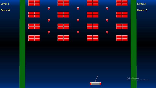 Brick Breaker Heart Collector