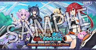 Neptunia Riders VS Dogoos Digital Art Book + Wallpaper