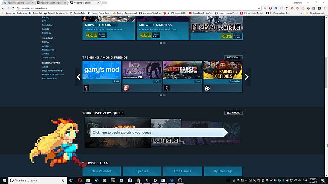 Desktop Mascot Engine