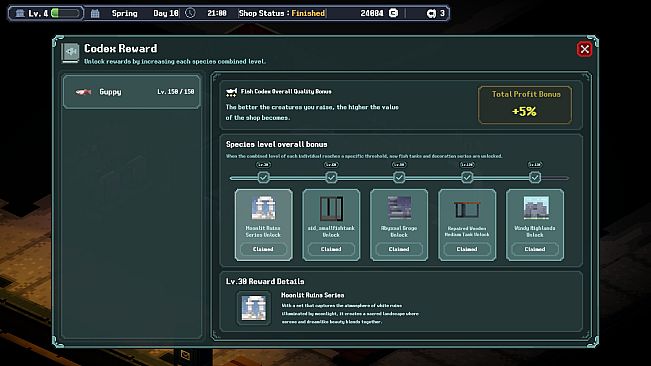 NightGlow : Aquarium Shop Simulator