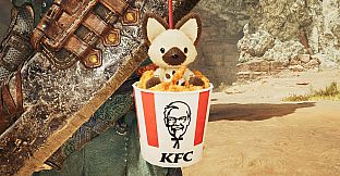 Monster Hunter Wilds - Pendant: KFC Bucket Felyne