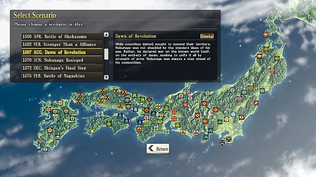 NOBUNAGA'S AMBITION: SoI - Scenario 3 "Dawn of Revolution"