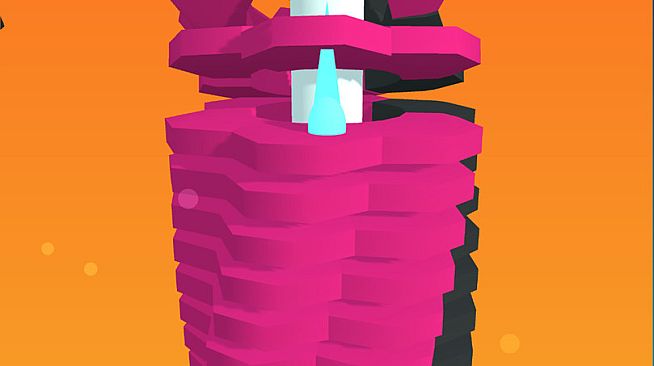 Ball Way Crush Color Tower 3d