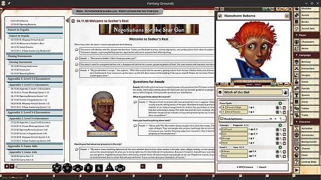 Fantasy Grounds - Pathfinder 2 RPG - Pathfinder Society Scenario 4.12 - Negotiations for the Star Gun