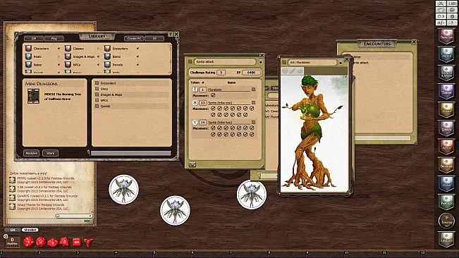 Fantasy Grounds - Mini-Dungeon #030: The Burning Tree of Coilltean Grove (PFRPG)