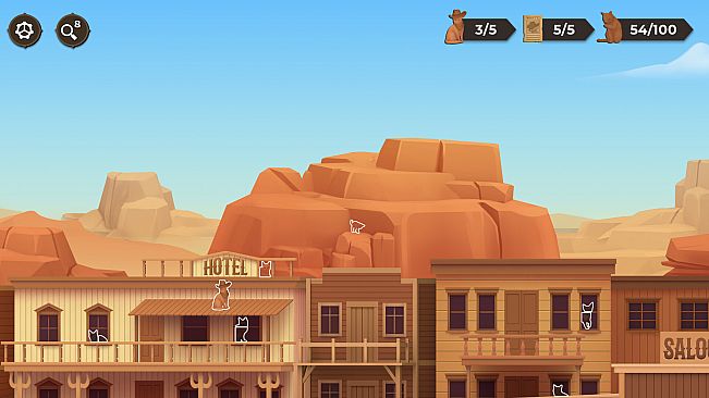 Cat Search In The Wild West