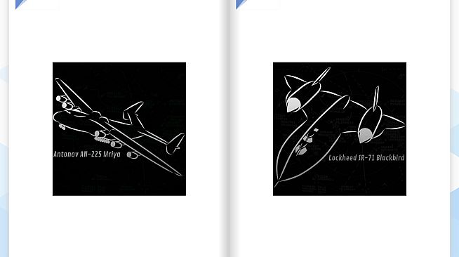 LineArt Jigsaw Puzzle - Airplanes ArtBook