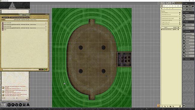 Fantasy Grounds - Pathfinder RPG - Pathfinder Flip-Mat - Classic Arena