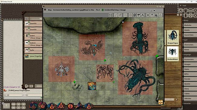 Fantasy Grounds - Devin Night Animated Token Pack 160: Big Nasty Beasts