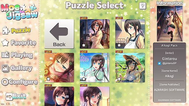 Moe Jigsaw - Aikagi Pack