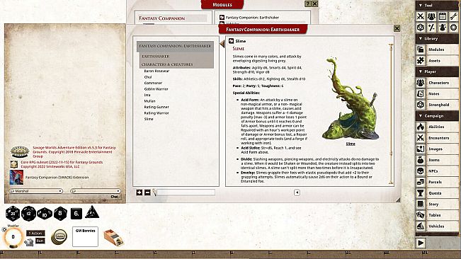 Fantasy Grounds - Earthshaker Fantasy Adventure