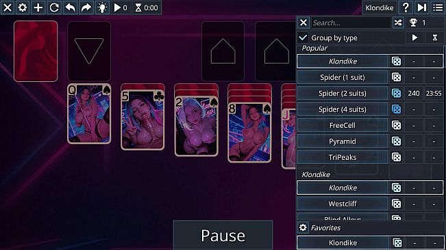 Lust Solitaire: Horny Cards