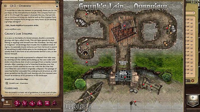 Fantasy Grounds - Compass Point 04 - Grunk's Lair (3.5E)
