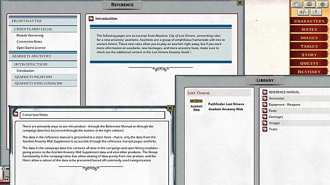 Fantasy Grounds - Pathfinder 2 RPG - Lost Omens Azarketi Web Supplement
