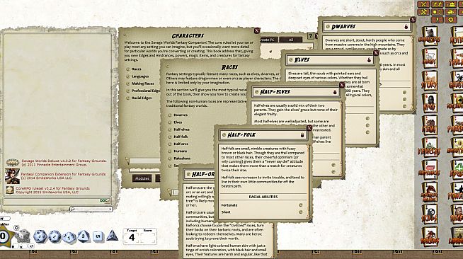 Fantasy Grounds - Fantasy Companion (Savage Worlds)
