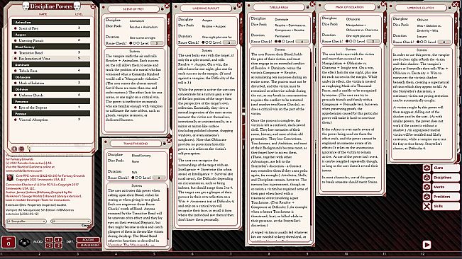 Fantasy Grounds - Sabbat: The Black Hand